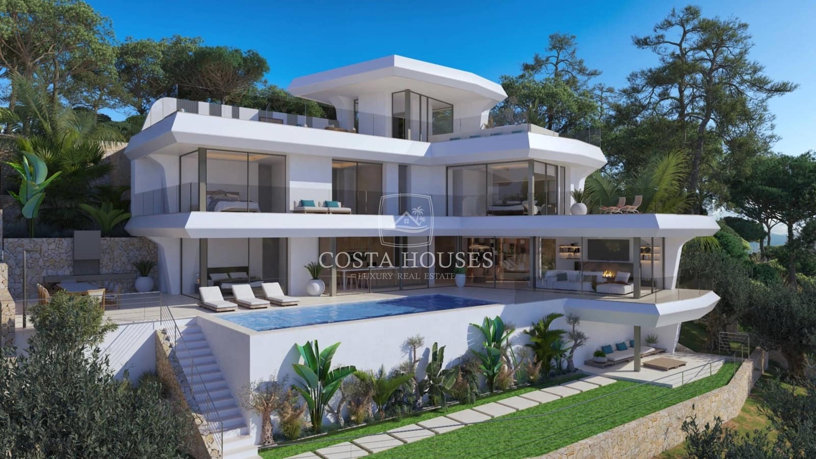 8 bedroom Villa for sale in Altea with pool garage - € 2,250,000 (Ref: 8863999)
