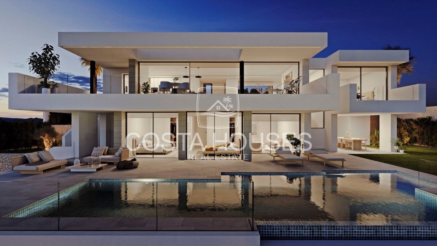 4 chambre Villa/Maison à vendre à Cumbre del Sol avec piscine garage - 2 802 000 € (Ref: 8864030)