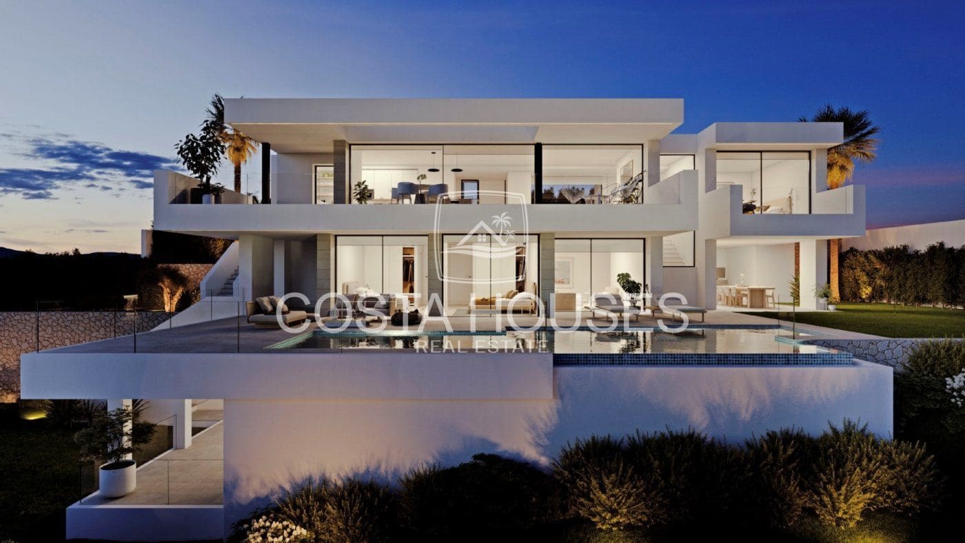 4 chambre Villa/Maison à vendre à Cumbre del Sol avec piscine garage - 2 802 000 € (Ref: 8864030)