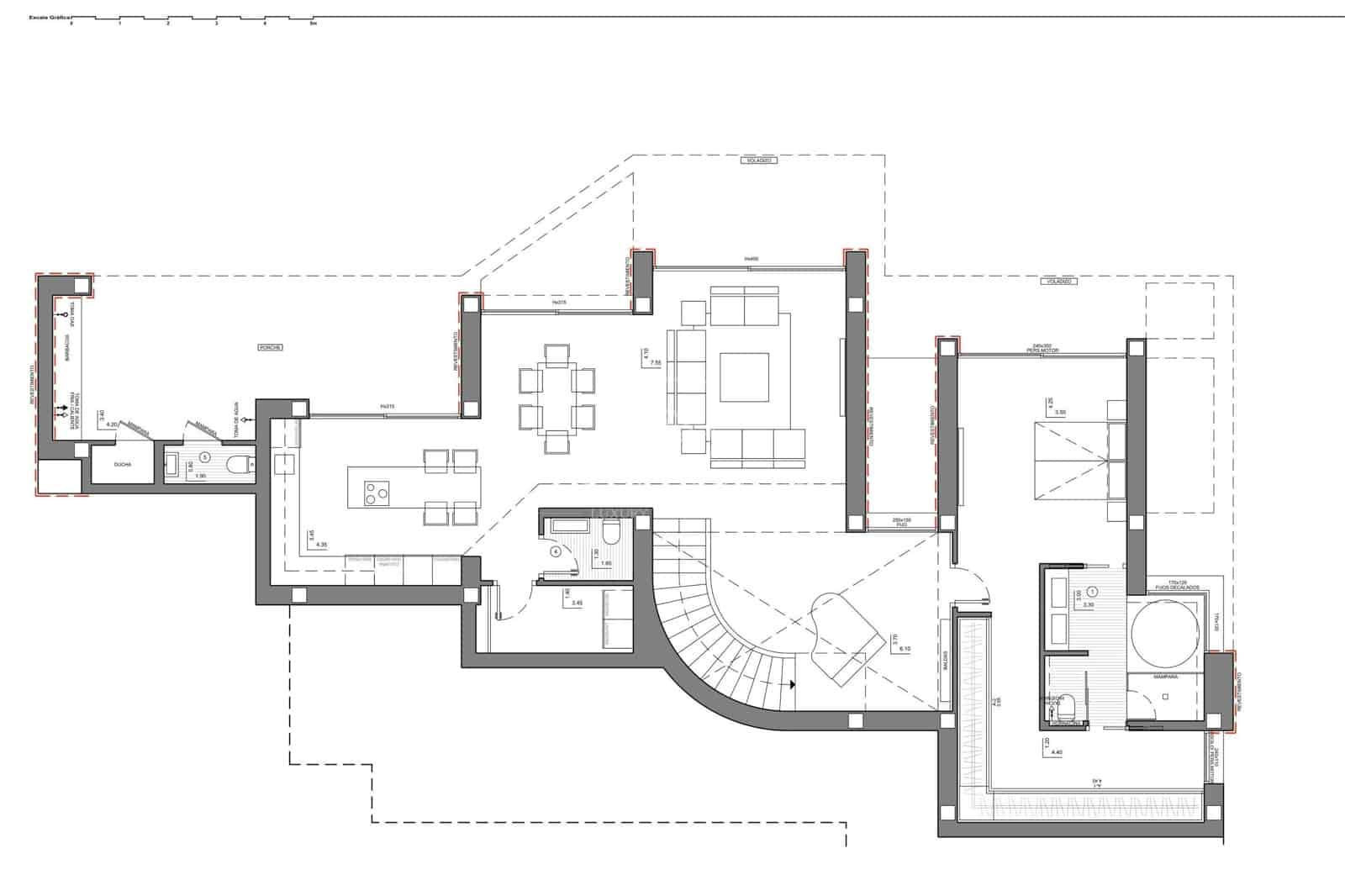 4 chambre Villa/Maison à vendre à Benitachell / Benitatxell avec piscine garage - 2 950 000 € (Ref: 8864041)