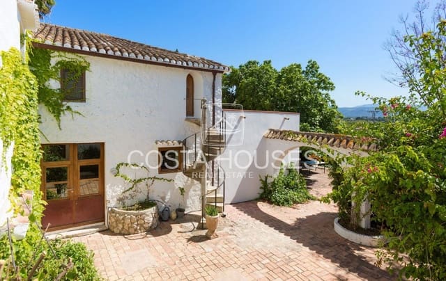 9 chambre Finca/Maison de Campagne à vendre à Dénia avec piscine garage - 3 290 000 € (Ref: 8864052)