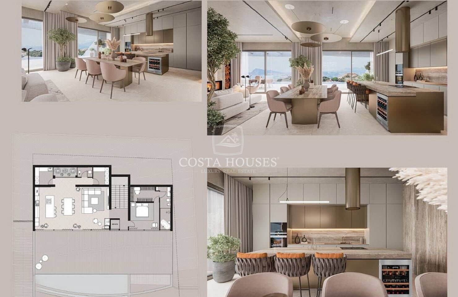 4 bedroom Villa for sale in Altea with pool garage - € 3,500,000 (Ref: 8864063)