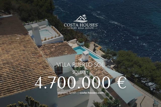 Chalet de 5 habitaciones en Moraira, Teulada-Moraira en venta con piscina garaje - 4.700.000 € (Ref: 8864090)