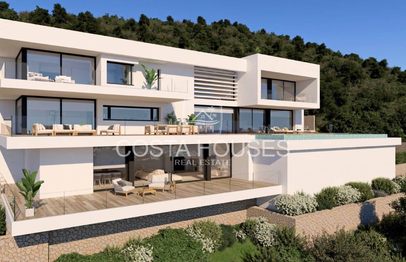 6 soveværelse Villa til salg i Cumbre del Sol med swimmingpool garage - € 5.200.000 (Ref: 8864097)