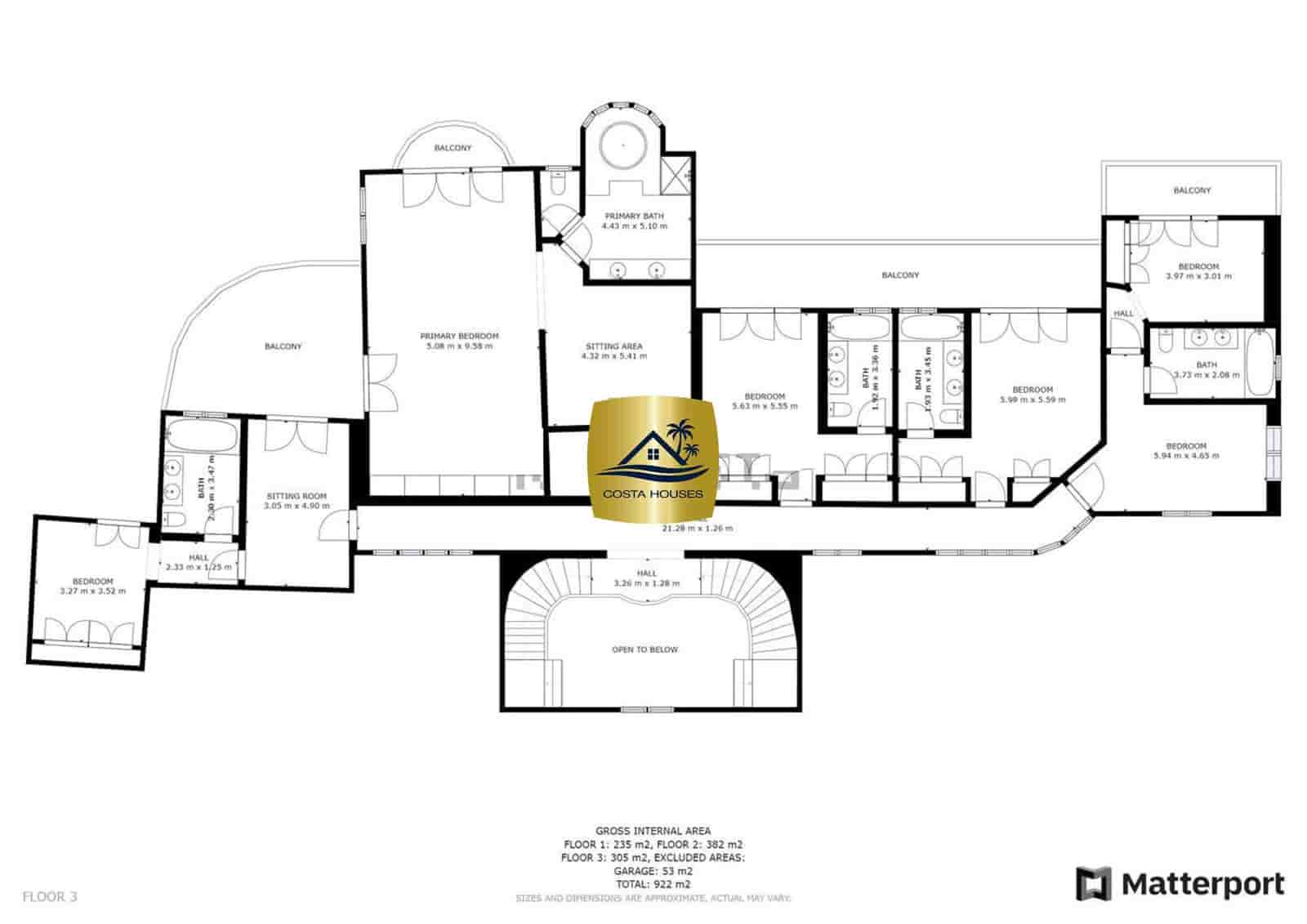 10 quarto Moradia para venda em Javea / Xabia com piscina garagem - 7 850 000 € (Ref: 8864113)