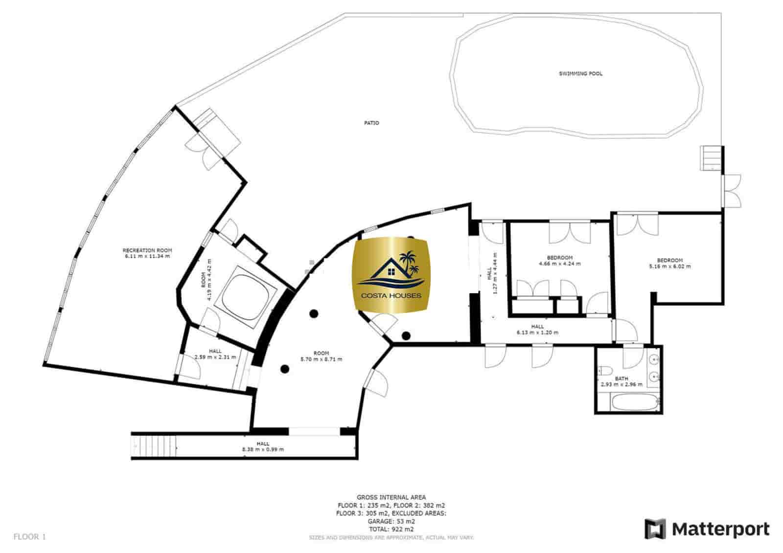 10 soverom Villa til salgs i Javea / Xabia med svømmebasseng garasje - € 7 850 000 (Ref: 8864113)