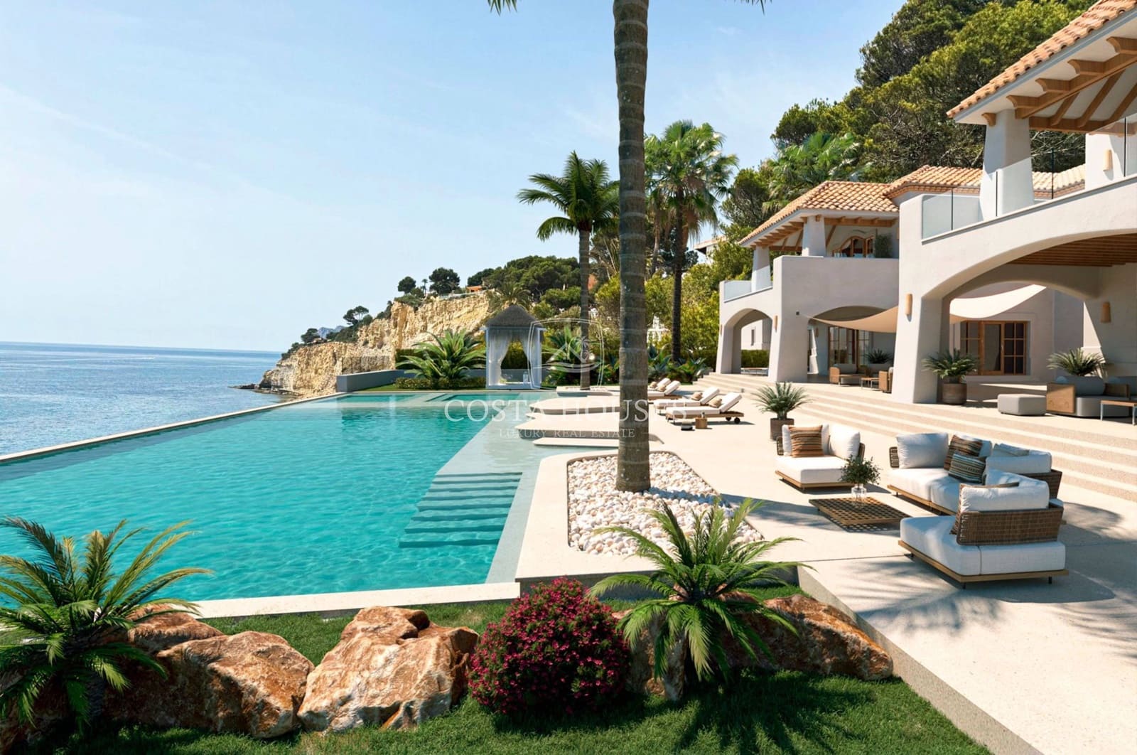 Chalet de 7 habitaciones en Moraira en venta con piscina garaje - 8.900.000 € (Ref: 8864118)