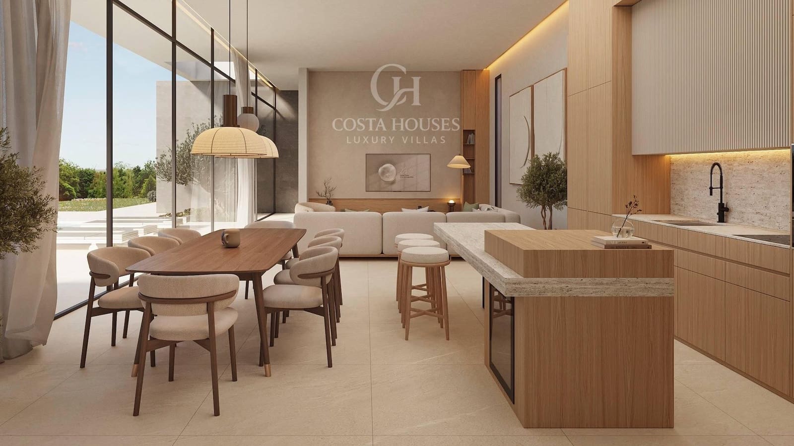 3 Zimmer Villa zu verkaufen in Calpe / Calp mit Pool Garage - 1.525.000 € (Ref: 9185334)