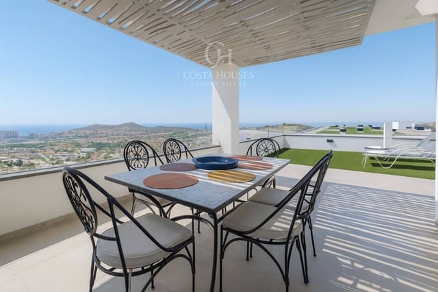 3 soveværelse Penthouse til salg i Finestrat med swimmingpool garage - € 565.000 (Ref: 9312835)