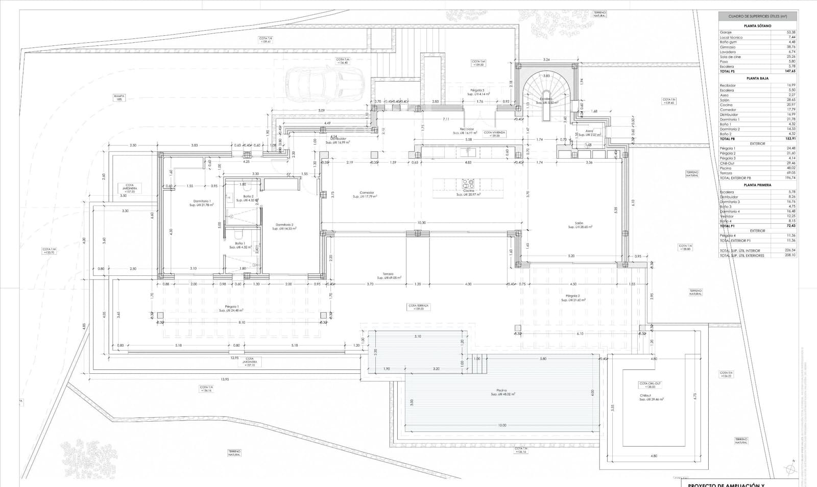 4 makuuhuone Huvila myytävänä paikassa Benissa mukana uima-altaan 
autotalli - 2 995 000 € (Ref: 9470372)