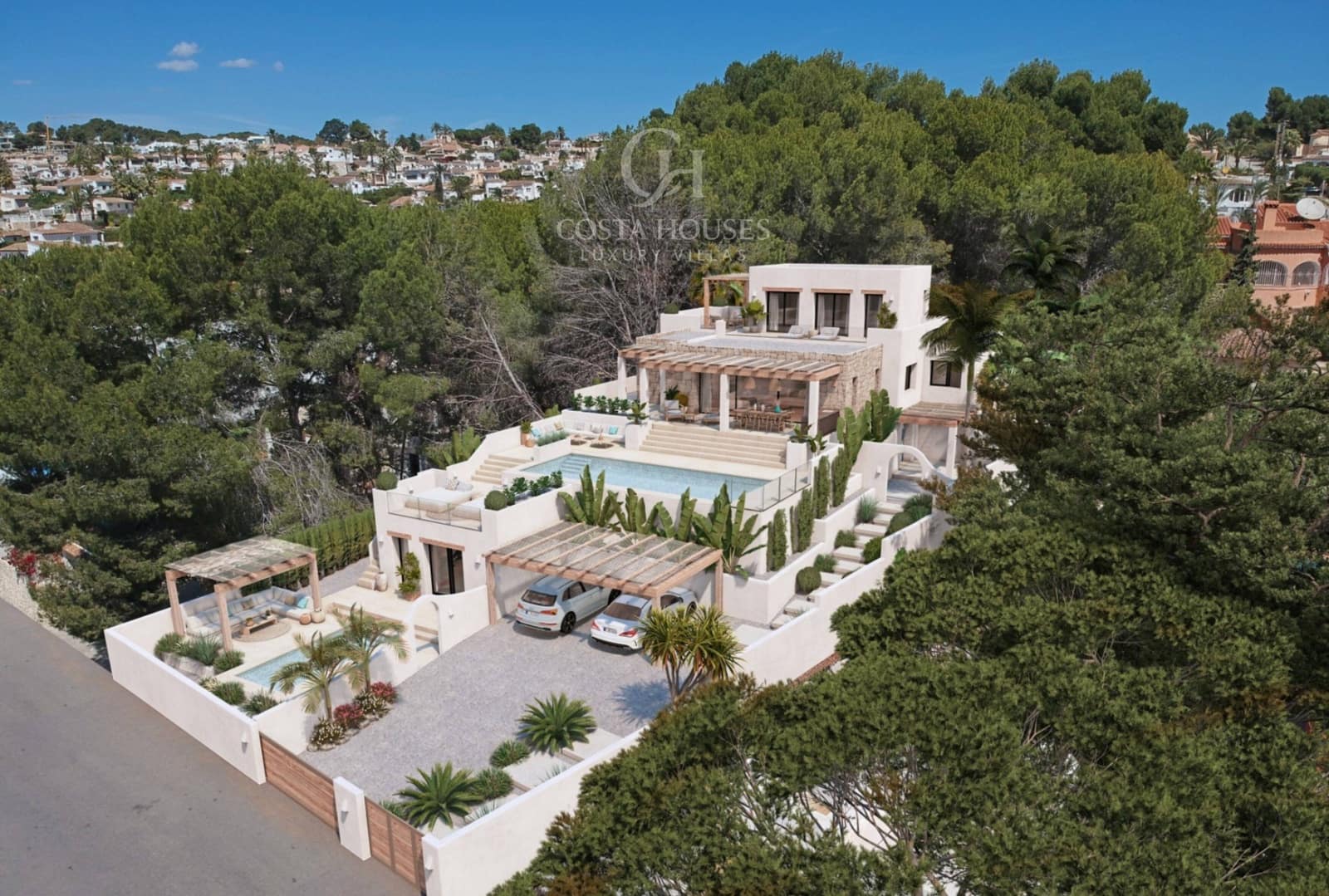 5 makuuhuone Huvila myytävänä paikassa Moraira mukana uima-altaan 
autotalli - 2 395 000 € (Ref: 9719889)