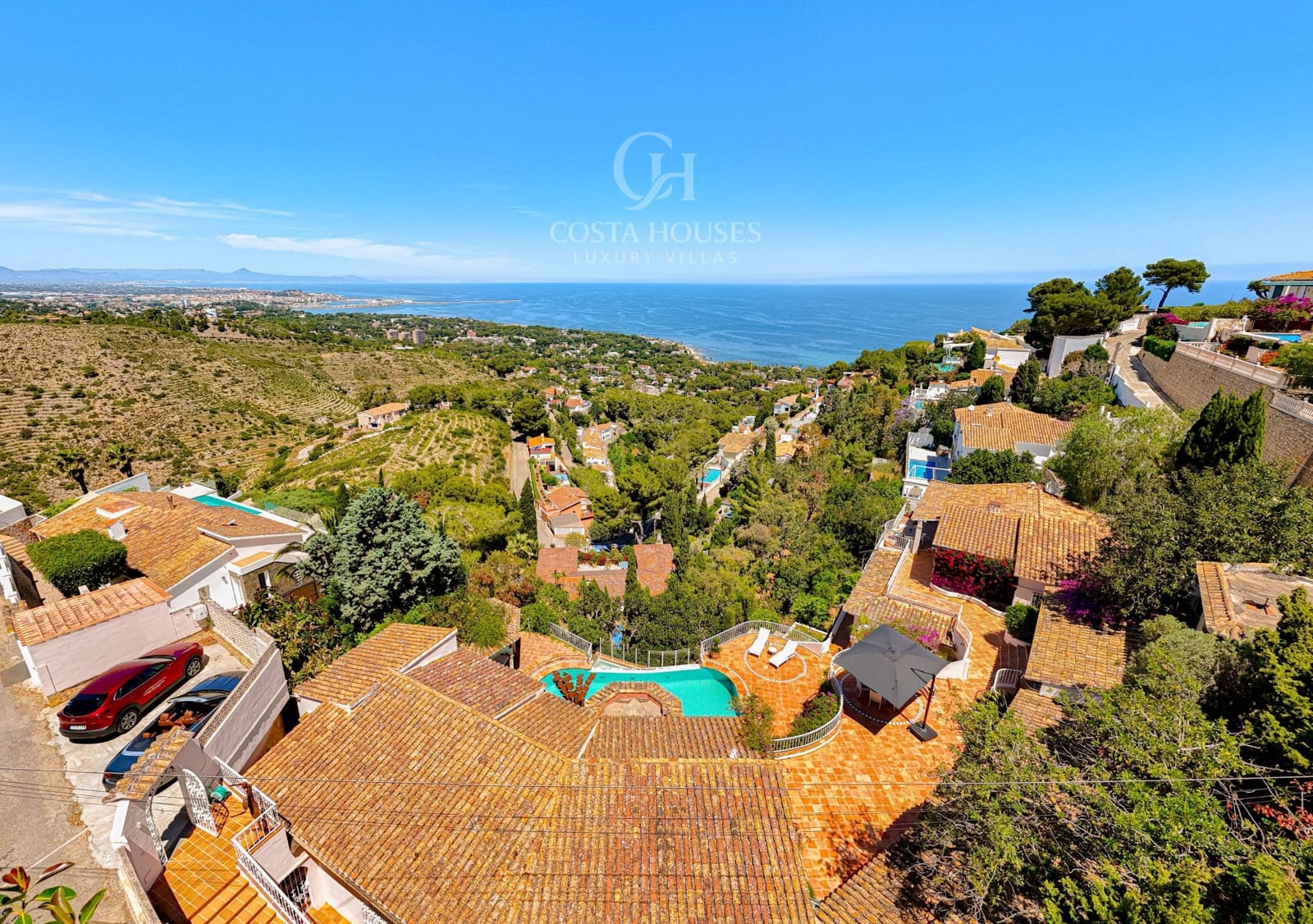 8 sypialnia Willa na sprzedaż w Denia z basenem garażem - 1 395 000 € (Ref: 9977305)