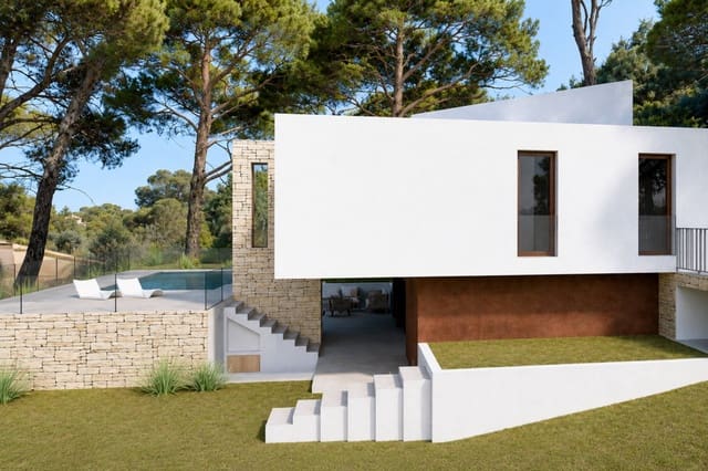 4 soverom Villa til salgs i Moraira, Teulada-Moraira med svømmebasseng garasje - € 1 695 000 (Ref: 9994204)