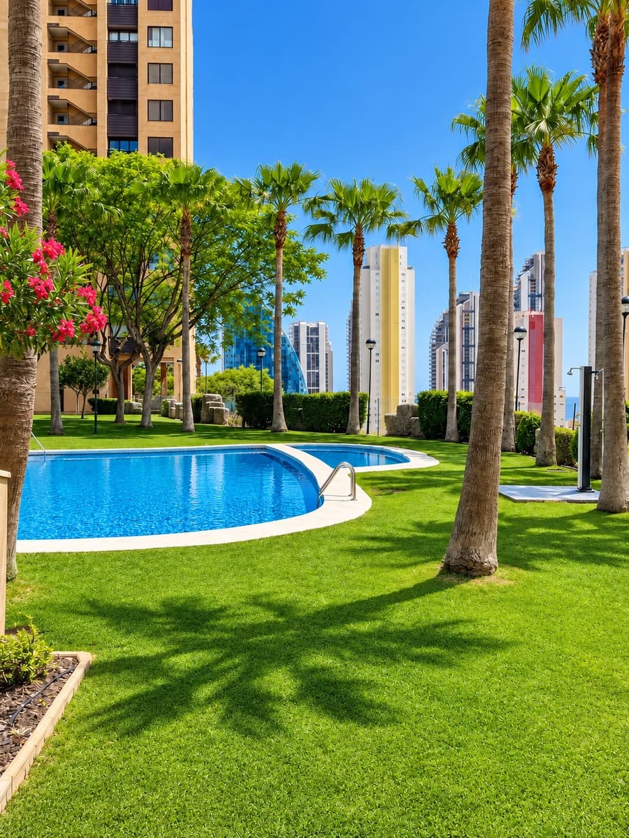 2 chambre Appartement à vendre à Benidorm avec piscine garage - 385 000 € (Ref: 10094195)
