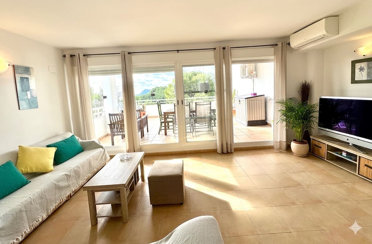 2 soveværelse Semi-Rækkehus til leje i Altea la Vella med swimmingpool garage - € 1.200 (Ref: 9000791)