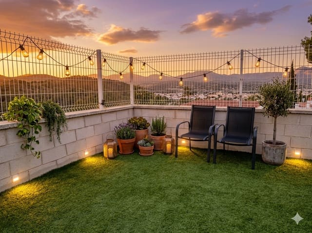 3 Zimmer Doppelhaus zu vermieten in Albir, Alfaz del Pi / L'Alfàs del Pi mit Pool Garage - 1.800 € (Ref: 9002975)