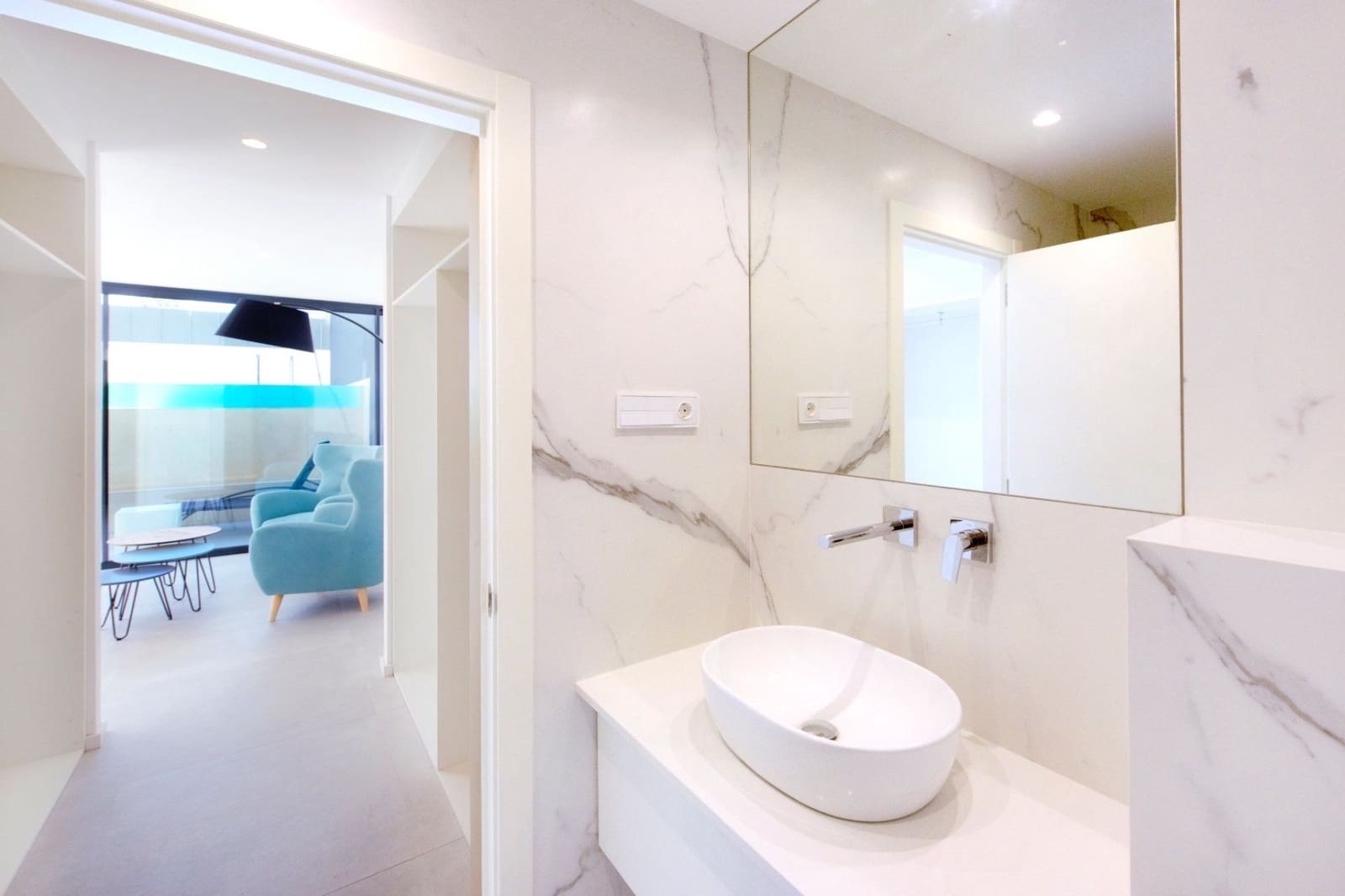 3 Zimmer Doppelhaus zu verkaufen in Albir mit Pool Garage - 480.000 € (Ref: 9398198)