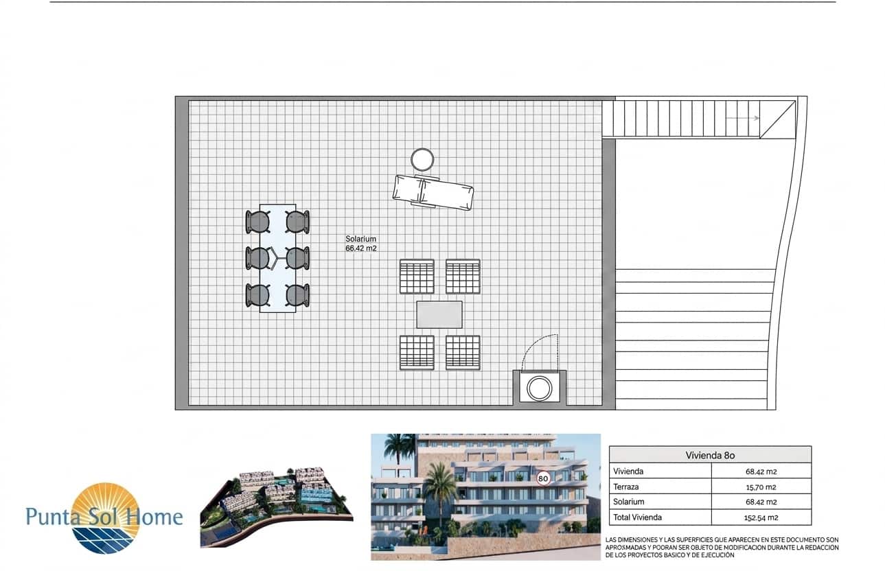 2 bedroom Penthouse for sale in Finestrat with pool garage - € 382,400 (Ref: 9794070)