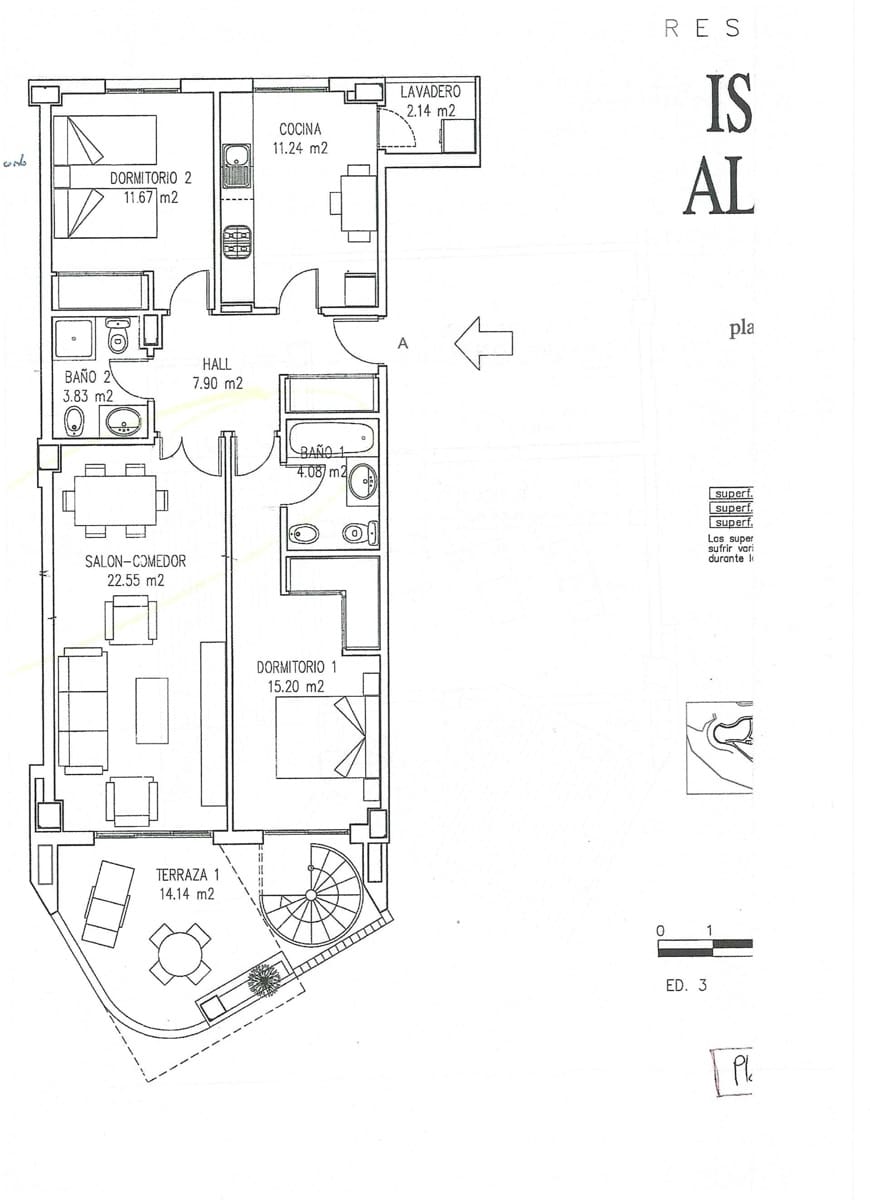 3 bedroom Penthouse for sale in Altea with pool garage - € 460,000 (Ref: 9956754)