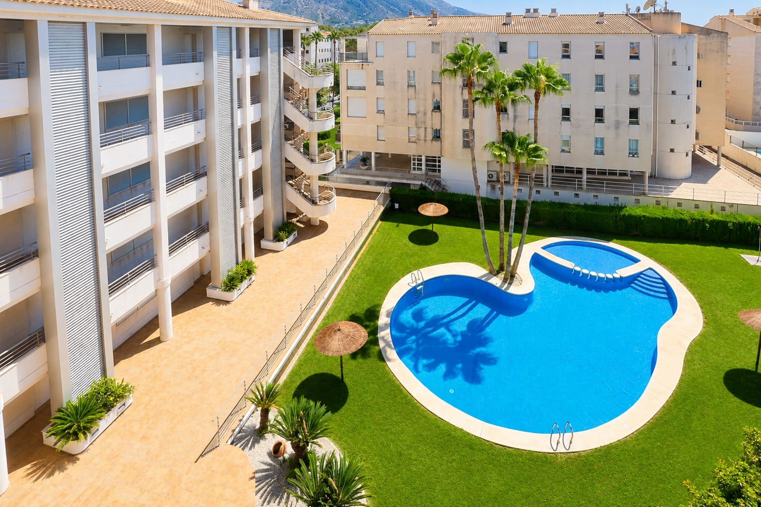 2 chambre Penthouse à vendre à Albir avec piscine garage - 385 000 € (Ref: 9999527)