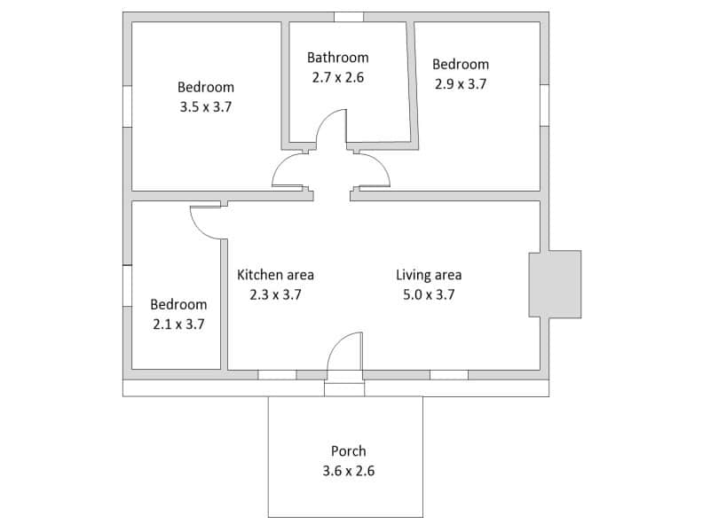 3 soveværelse Finca/Landehus til salg i Uleila del Campo - € 120.000 (Ref: 6673708)