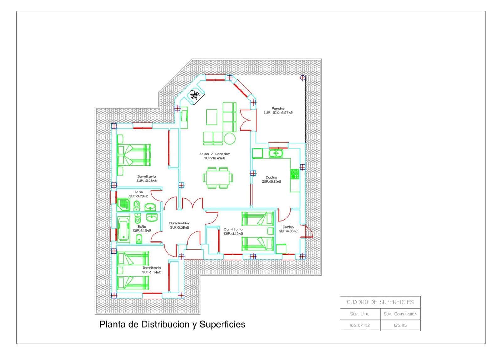 3 sypialnia Willa na sprzedaż w Zurgena z basenem - 255 000 € (Ref: 9307115)