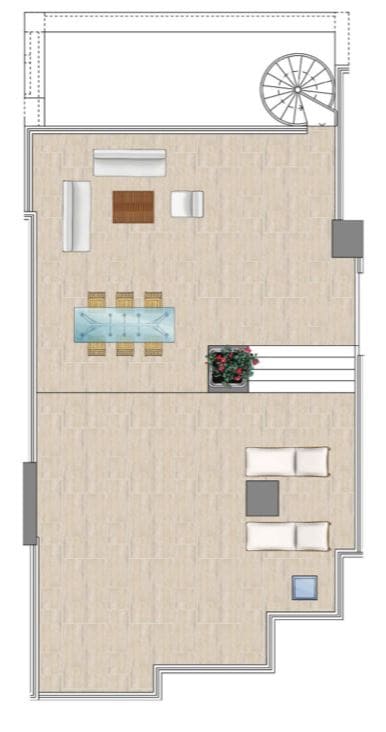 3 soverom Leilighet til salgs i Portinax med svømmebasseng garasje - € 975 000 (Ref: 8002328)