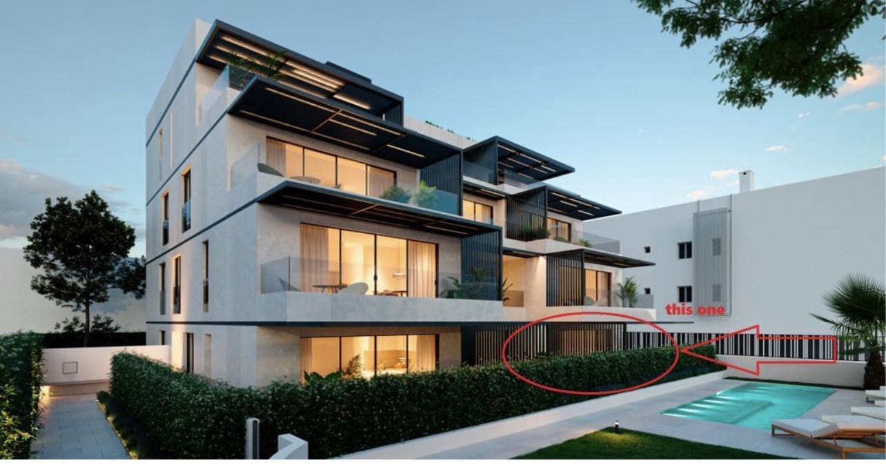 2 soveværelse Lejlighed til salg i Sant Antoni de Portmany med swimmingpool - € 615.000 (Ref: 9360844)