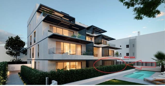 Apartamento de 2 habitaciones en Sant Antoni de Portmany en venta con piscina garaje - 595.000 € (Ref: 9360844)