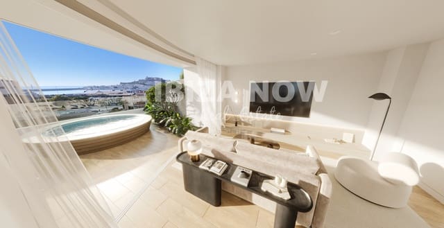 2 quarto Apartamento para venda em Ibiza / Eivissa cidade com piscina garagem - 1 190 000 € (Ref: 9464938)