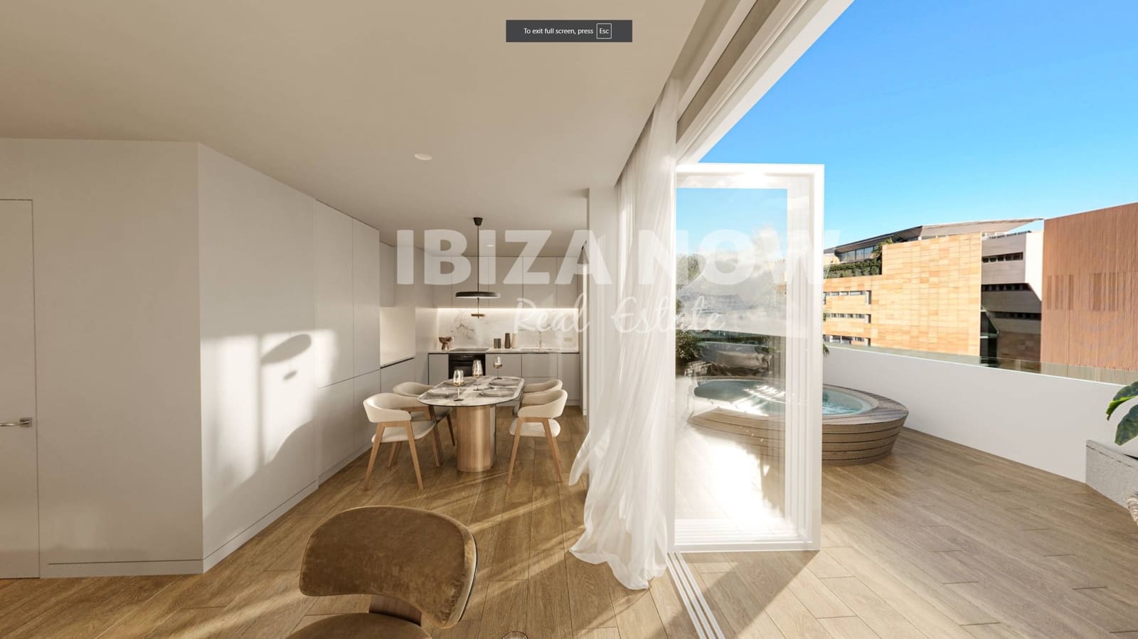 2 quarto Apartamento para venda em Ibiza / Eivissa cidade com piscina garagem - 1 190 000 € (Ref: 9464938)