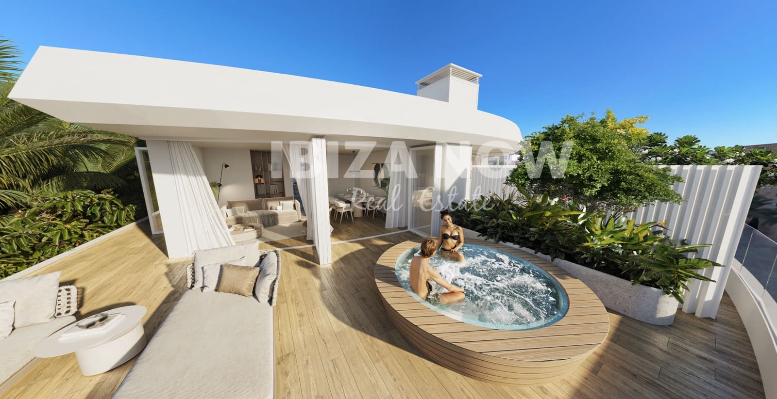 2 quarto Apartamento para venda em Ibiza / Eivissa cidade com piscina garagem - 1 190 000 € (Ref: 9464938)