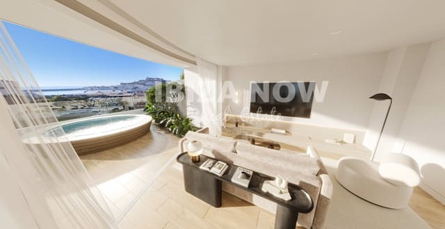 2 chambre Appartement à vendre à Ibiza ville avec piscine garage - 1 190 000 € (Ref: 9464938)