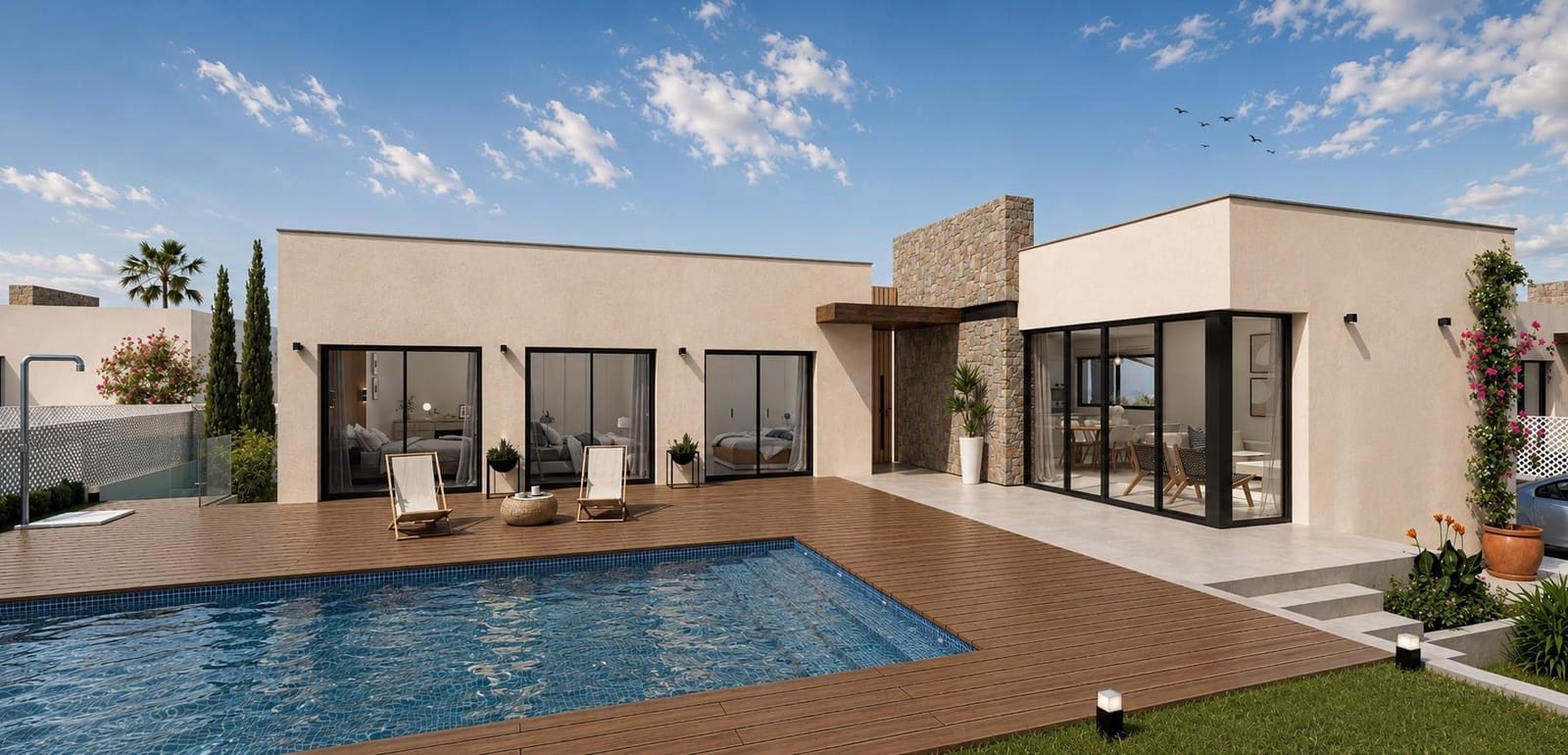 Chalet de 3 habitaciones en Dolores De Pacheco en venta con piscina garaje - 827.000 € (Ref: 9822881)