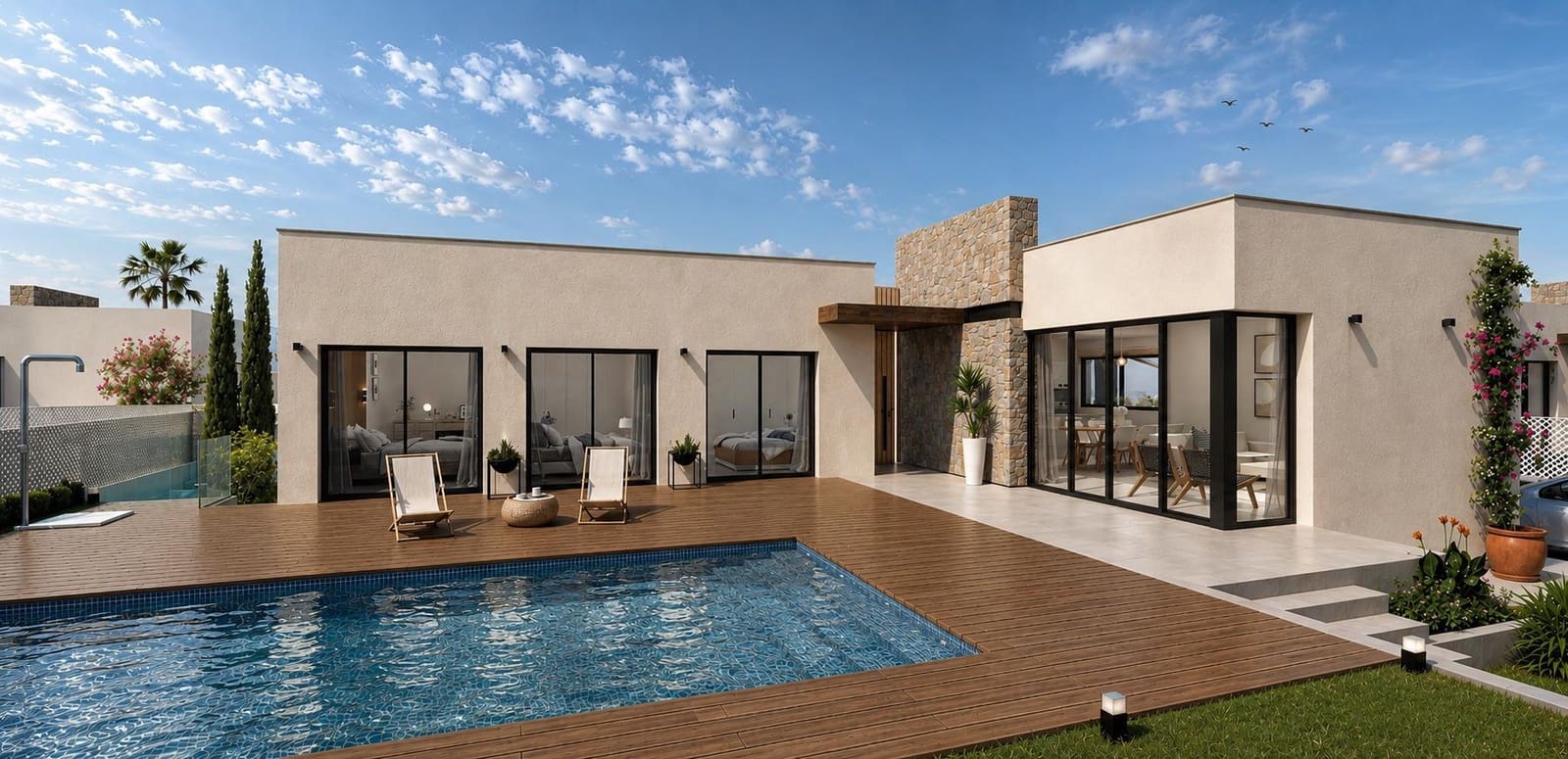 Chalet de 3 habitaciones en Dolores De Pacheco en venta con piscina garaje - 827.000 € (Ref: 9822881)