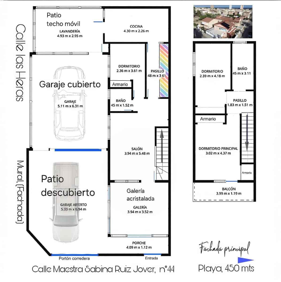 3 soverom Villa til salgs i Santiago de la Ribera med garasje - € 355 000 (Ref: 9911006)