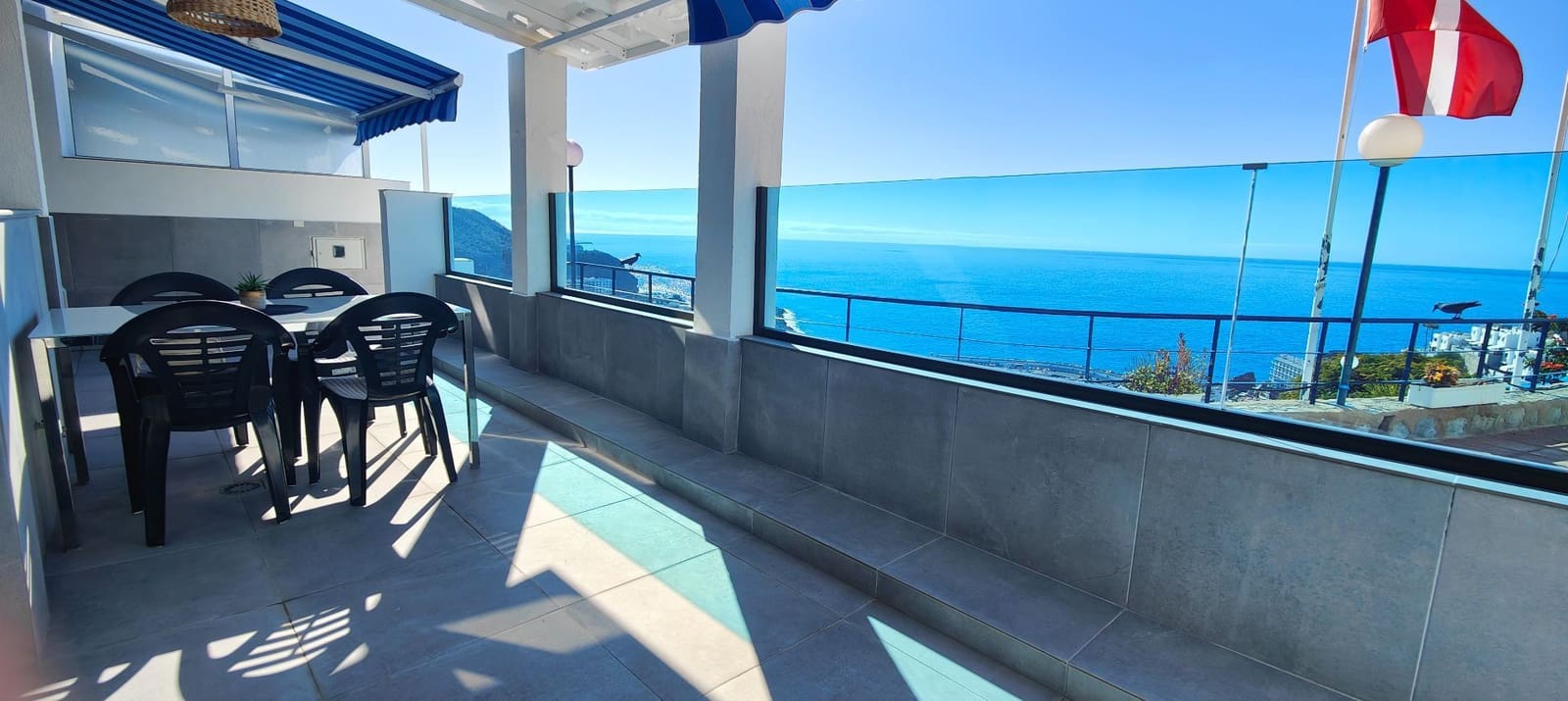 2 soveværelse Lejlighed til leje i Puerto Rico med swimmingpool garage - € 1.800 (Ref: 9564824)