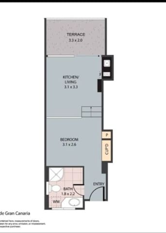 Apartamento de 1 habitación en Puerto Rico, Mogán en venta con piscina - 125.000 € (Ref: 9828747)