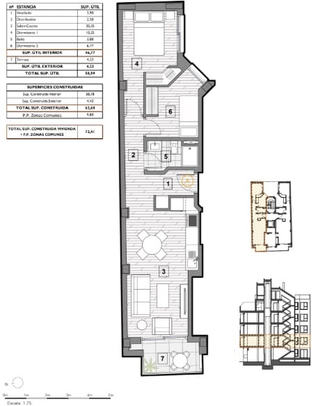 2 soveværelse Lejlighed til salg i Guardamar del Segura med swimmingpool - € 215.000 (Ref: 10098821)
