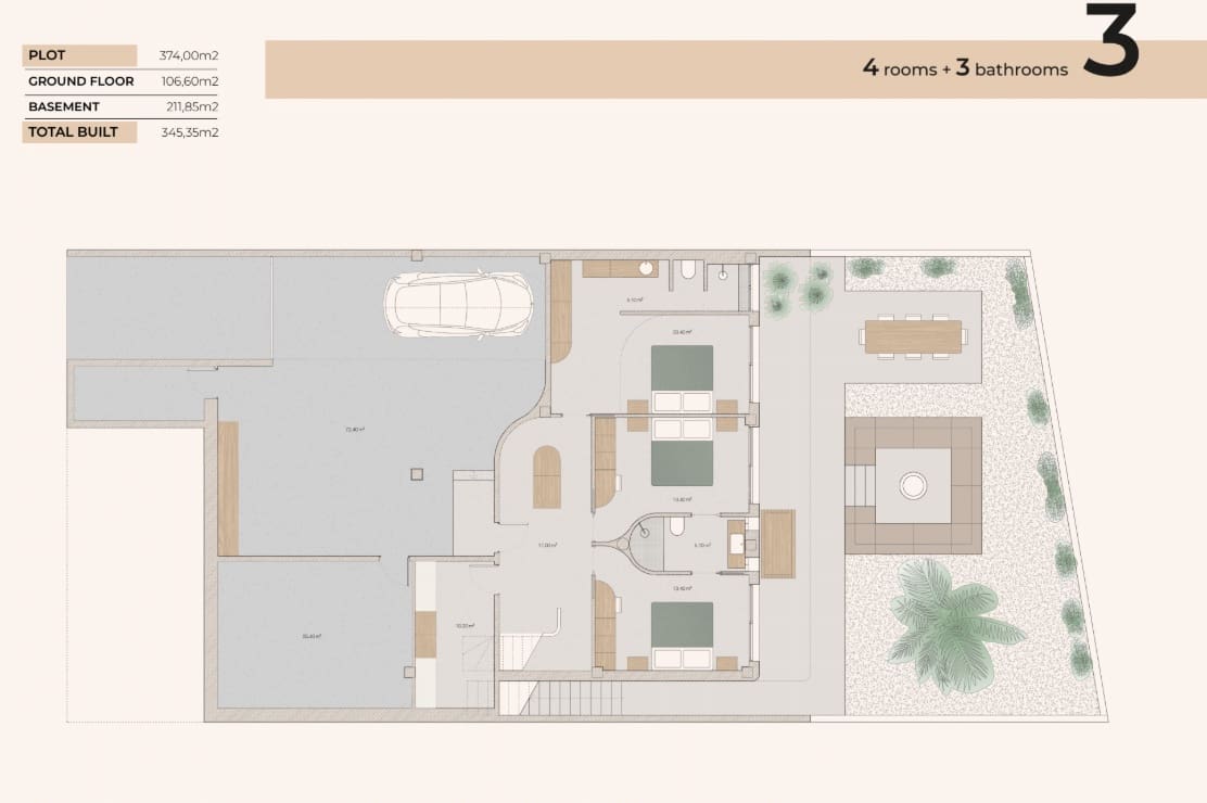 4 bedroom Villa for sale in Algorfa with pool garage - € 845,000 (Ref: 10167110)