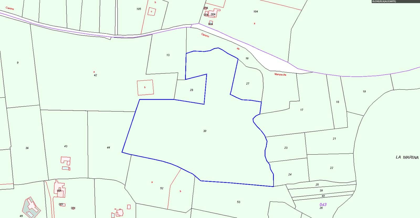 Byggetomt til salgs i Elche / Elx - € 155 000 (Ref: 8410284)