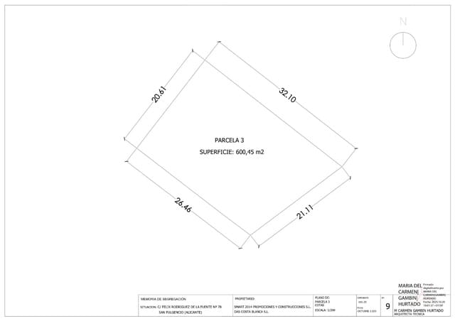 3 camera da letto Villa in vendita in San Fulgencio con piscina garage - 630.000 € (Rif: 9482403)
