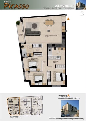 3 chambre Appartement à vendre à Catral avec piscine - 232 000 € (Ref: 9671102)