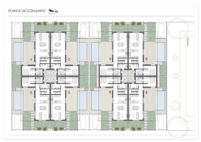 3 camera da letto Villetta Bifamiliare in vendita in Orihuela con piscina - 328.000 € (Rif: 9671262)