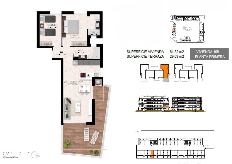 2 chambre Appartement à vendre à Torrevieja avec piscine garage - 293 000 € (Ref: 9752503)