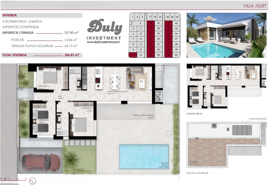 3 chambre Villa/Maison à vendre à Ciudad Quesada avec piscine - 514 000 € (Ref: 9760097)