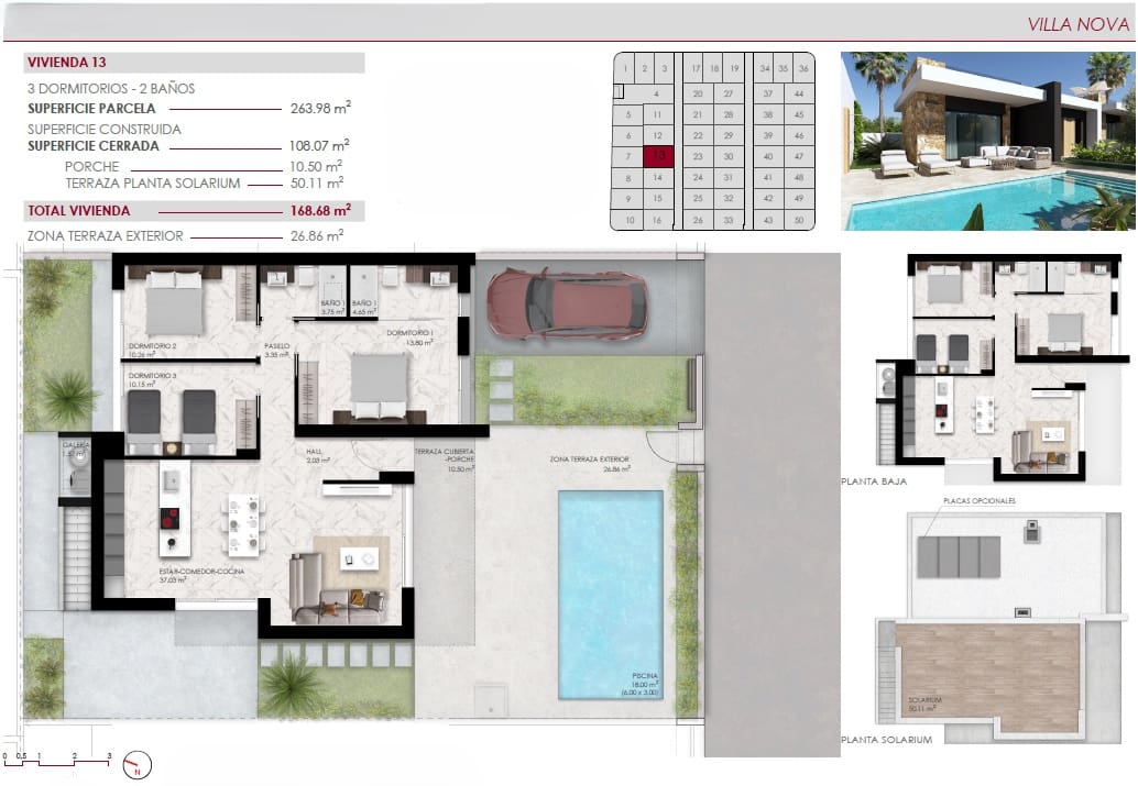 3 chambre Villa/Maison à vendre à Ciudad Quesada avec piscine - 532 000 € (Ref: 9761294)