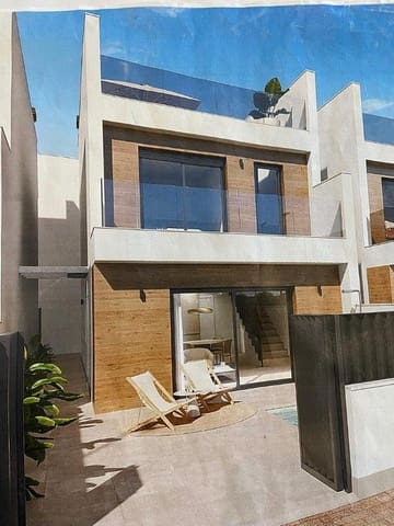 3 sovrum Radhus till salu i San Pedro del Pinatar med pool garage - 345 000 € (Ref: 8877451)