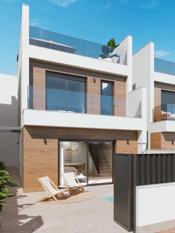 3 sovrum Radhus till salu i San Pedro del Pinatar med pool garage - 345 000 € (Ref: 8877451)
