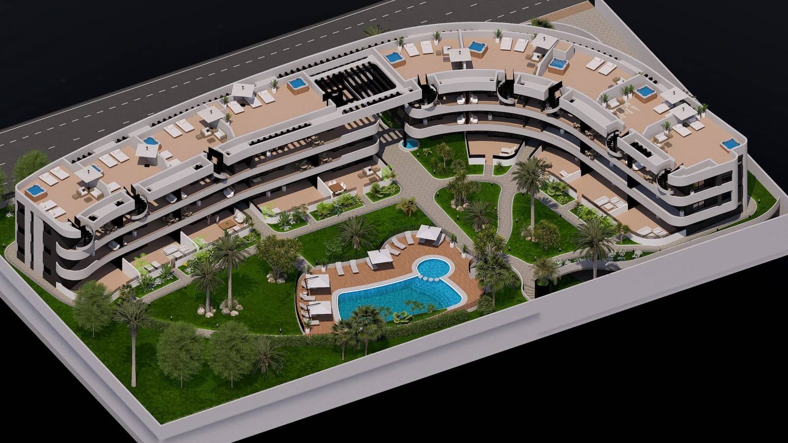 3 soveværelse Lejlighed til salg i Los Alcazares med swimmingpool garage - € 278.900 (Ref: 9976094)